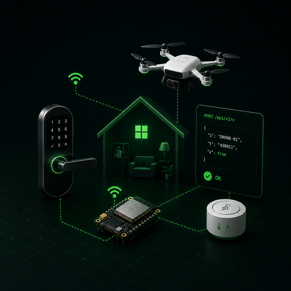 Lightweight IoT verification for drones smart home and embedded systems